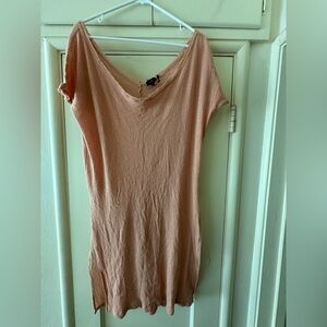 Gauzy Salmon Dress By Urban Outfitters, Size M